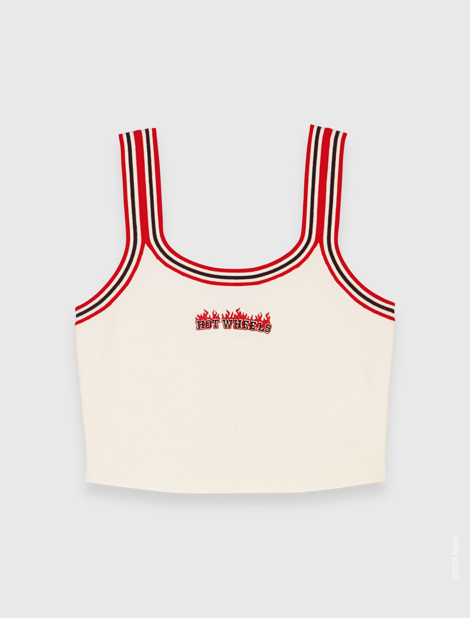 Áo crop top đan Hot Wheels